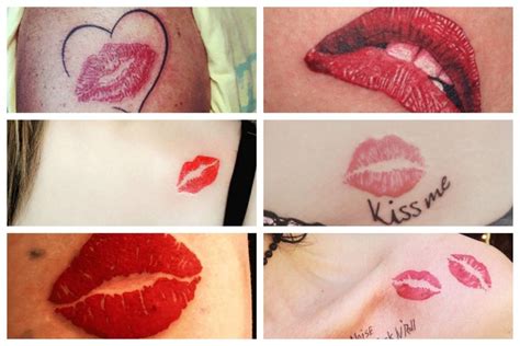 tatuajes de besos para mujeres significado|Significado de los tatuajes de besos y preguntas más frecuentes